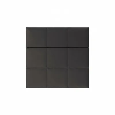 Produktbild von Komvortowy | Polsterpaneel | Wandkissen Velours Dunkelgrau 30x30 cm | Wandpolster | Bettkopfteil | Wandpaneel