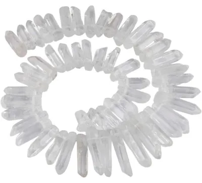 Image de Collier de perles en cristal, longueur de 15 pouces (environ 38 cm), diamètre des perles de 13 à 42 mm, avec revêtement en titane, idéal pour la fabrication de bijoux