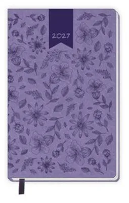 Produktbild von TRÖTSCH - Taschenkalender A6 Soft Touch Blumen 2027