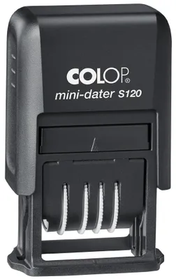 Produktbild von COLOP Datumstempel Mini-Dater S 120 SD schwarz