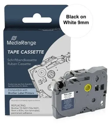 Produktbild von MediaRange Schriftbandka. Brother TZ-N221/TZe-NX221 9mm 8m