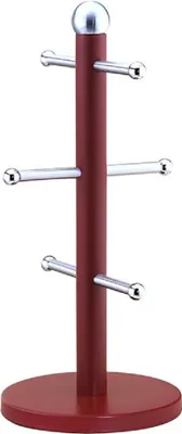 Imagen del producto de Organizador de tazas elegante: Organice sus tazas con elegancia y comodidad. Color: rojo