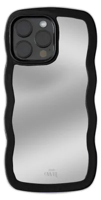 Produktbild von xoxo Wildhearts Wavy mirror case Black - iPhone 14 Pro Hülle