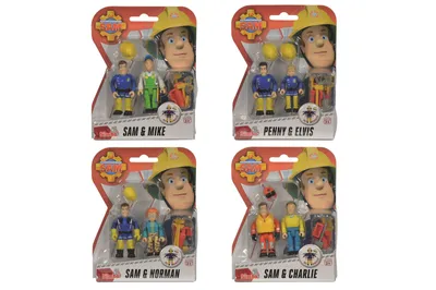 Produktbild von SIMBA Feuerwehrmann Sam - Figuren Doppelpack, sortiert