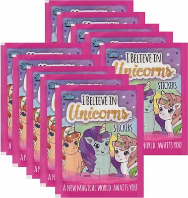 Produktbild von Topps - I believe in Unicorns - Sammelsticker - 10 Tüten