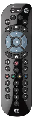 Produktbild von One For All Sky Q, Soundbar-Lautsprecher, TV, TV-Tuner, Drucktasten, Schwarz