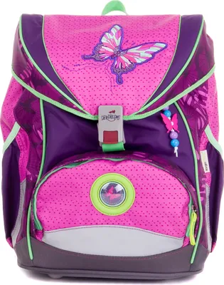 Produktbild von DerDieDas Schulranzen ErgoFlex Superlight Set 5 tlg. Papillon