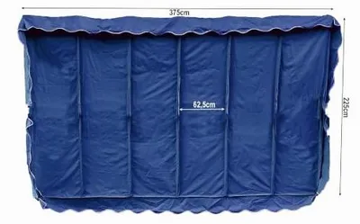 Produktbild von Ersatzdach Standmarkise Dubai Markise Blau 375 x 225 cm