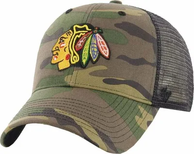 Zdjęcie produktu dla Chicago Blackhawks NHL '47 MVP Camo Branson Camo 56-61 cm Czapka z daszkiem