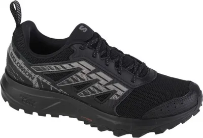 Produktbild von Salomon Wanderschuhe mit Synthetik-Obermaterial, niedrig geschnitten, schwarz