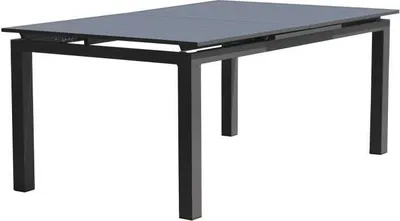 Productafbeelding van Tuintafel, rechthoekig, uitschuifbaar, antracietgrijze aluminium, 180/240 x 100 cm, geschikt voor 10 personen, model MIAMI
