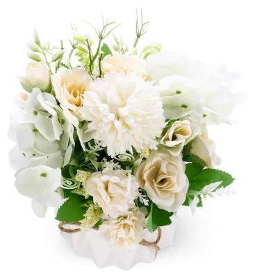 Productafbeelding van Kunstbloemen met Vaasje voor Decoratie