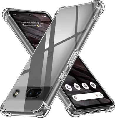 Produktbild von Hülle für Google Pixel 7a - Stoßfeste Transparent Handyhülle Kratzfest Schutzhülle Ultra Dünn Phonillico®