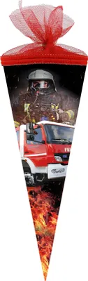 Produktbild von Nestler Schultüte Tüllv. 35 cm rund FeuerwehrEinsatz