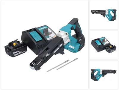 Obrázek produktu pro Makita DFR 551 RG1 akumulátorový zásobníkový šroubovák 18 V 25 - 55 mm bez kartáčů + 1x akumulátor 6,0 Ah + nabíječka