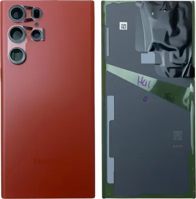 Produktbild von Akkudeckel Back Cover Akku Deckel für Samsung Galaxy S22 Ultra GH82-27457H Rot
