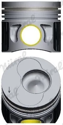 Obrázok produktu pre NÜRAL 87-114900-15 Piest pre vozidlá: VW Golf IV (3-dverový, 1J1), VW Golf IV Variant (1J5), AUDI A4 (sedan, 8D2, B5), AUDI A4 Avant (8D5, B5), AUDI A6 Avant (4B5, C5)