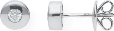 Produktbild von JuwelmaLux Ohrstecker 585 Weißgold mit Brillant JL10-06-0914