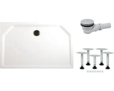 Produktbild von SCHULTE Duschwannen Komplettset ExpressPlus 90 x 120 x 3.5 cm weiß glänzend EP20120 04