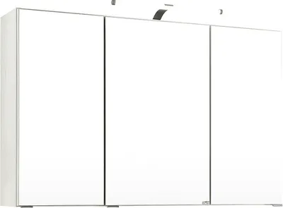 Productafbeelding van Spiegelschaaf COMO-03, wit, afmetingen (breedte x hoogte x diepte): ongeveer 100 x 64 x 20 cm