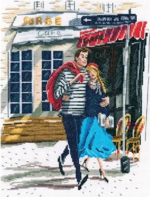 Produktbild von RTO Kreuzstich Set "Liebe", Zählmuster, 24x31,5cm