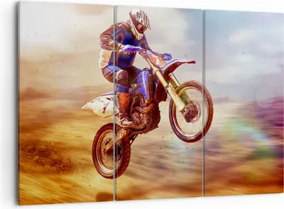 Produktbild von Bild auf Leinwand - Leinwandbild - Motor Sport Helm - 105x70cm - Wand Bild - Wanddeko - Wandbilder - Leinwanddruck - Bilder - Kunstdruck - Wanddekoration - Leinwand bilder - Wandkunst - CE105x70-3881