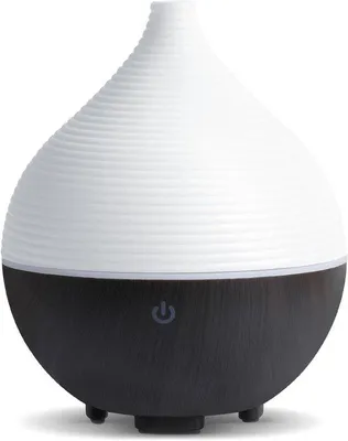 Obrázek produktu pro Difuzér na éterické oleje, 160 ml, aromatický difuzér, zvlhčovač vzduchu se 7 barvami, LED, ultrazvuk, aromaterapie, automatické vypnutí, bez BPA