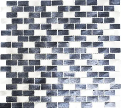 Produktbild von Aluminiummosaik XAM 431 mix schwarz/silber