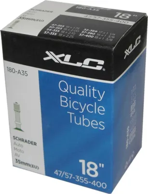 Produktbild von Dętka XLC 18', 18x1,75/2,125' (32/50-355/400), AV 35 mm, czarna