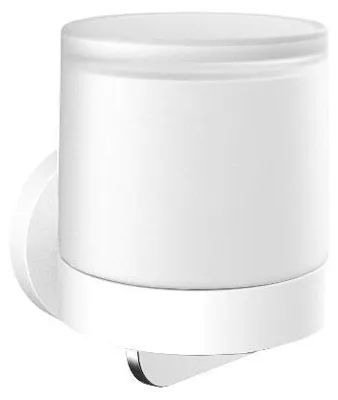Immagine prodotto di emco round distributeur de savon liquide, manipulation d'une main, verre cristal satiné, 432113901, 432113901