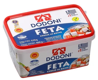 Produktbild von Dodoni Feta 400g Schafkäse Schafskäse Fetakäse in Salzlake Premium Griechenland