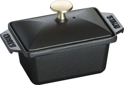 Produktbild von Staub Terrine, Einzelpfanne, Schwarz, 0,7 l, 1,8 kg