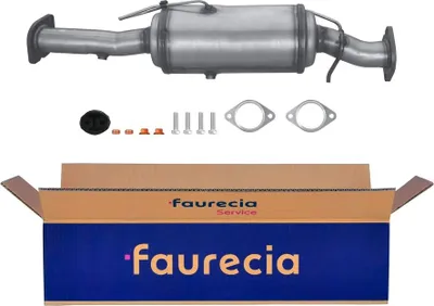 Imagen del producto de Sistema de escape con filtro de partículas y hollín, normativa Euro 5, fabricado por FAURECIA, para vehículos como el FORD KUGA, entre otros