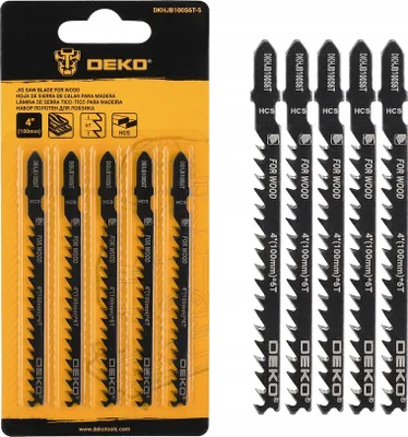 Obrázek produktu pro DEKO pilové listy na dřevo 4'' HCS ocel 100 mm