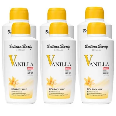 Produktbild von Bettina Barty Vanilla Rich Body Milk 6 x 500 ml