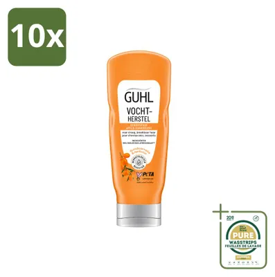 Imagen del producto de 10 unidades de crema acondicionadora hidratante Guhl - 200 ml - Paquete de suministro