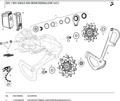 Produktbild von Sram Red Etap Battery Abdeckkappe Grau Grau One Size