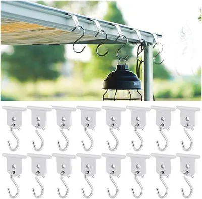 Productafbeelding van Set van 16 flexibele S-haken voor luifels en campingaccessoires