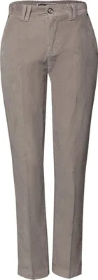 Produktbild von Street One Chino 'Softe Velvet Chino', A379553, cinder grey, Gr. 38 x 30