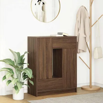 Obrázek produktu pro vidaXL Příborník se zásuvkami a dvířky hnědý dub 73x31x90 cm