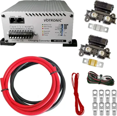 Produktbild von Zweitbatterieset | VCC 1212-50 | Ladebooster 12V 50A | 3,5m 16mm² Kabel