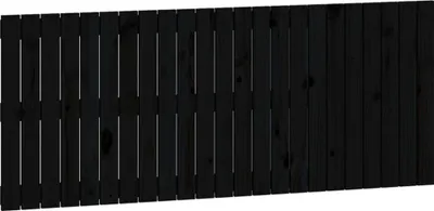 Obrázok produktu pre vidaXL Nástenné čelo čierne 147x3x60 cm Masívne borovicové drevo