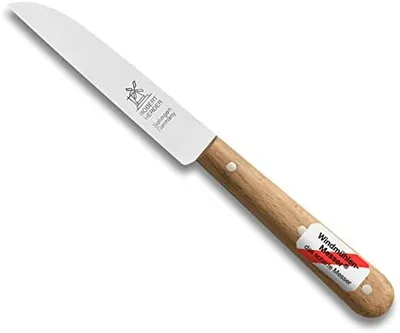 Produktbild von Robert Herder Solingen Gemüsemesser Klein Buchenholzgriff - Rostfreies Edelstahlmesser