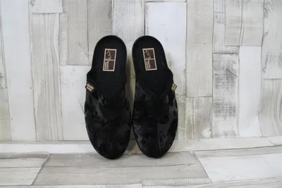 Produktbild von Manitu Damen Pantoffel dunkelgrau-schwarz 38