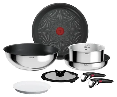Produktbild von Tefal L966S8, Gemischtes Set, Schwarz, Edelstahl, Edelstahl, China, 4,1 kg, 1200 mm