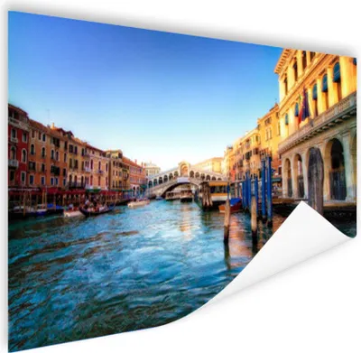 Produktbild von MuchoWow® Poster Venedig - Brücke - Italien 120x80 cm - Bilder