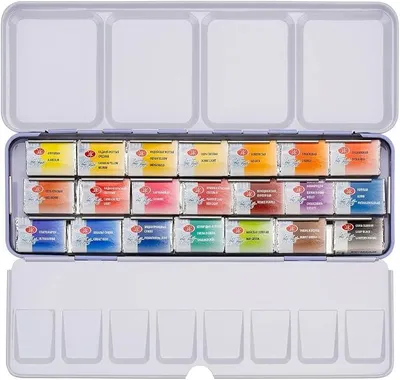 Imagen del producto de Pintura en acuarela para artistas, 21 colores
