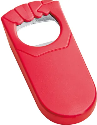 Produktbild von 10x Faust-Flaschenöffner / Farbe: rot