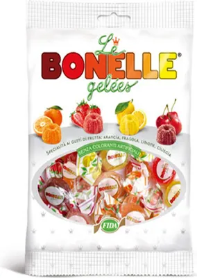 Produktbild von Fida caramelle bonelle gusto frutta confezione in sacchetto da 150 grammi (1000044959)