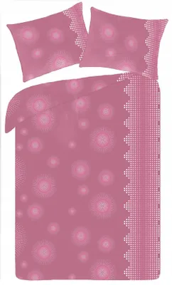 Produktbild von Halantex Baumwollbettwäsche 160x200 cm 3-teilig Rosa